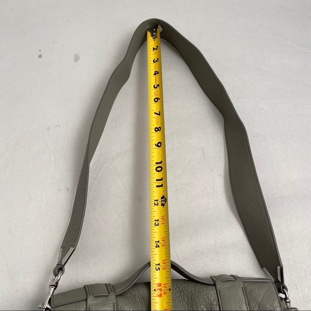 All Saints Vincent blue-gray leather backpack - Picture 11 of 16